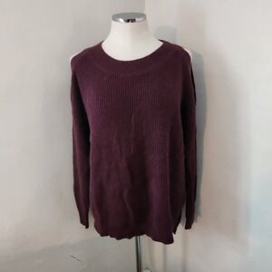 BP. Purple Cold‎ Shoulder Sweater Women's Size Small